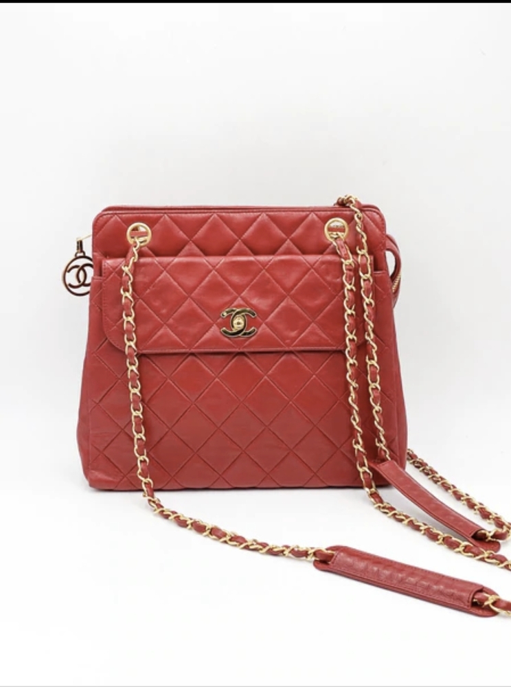 Chanel Vintage Quilted Lambskin Purse